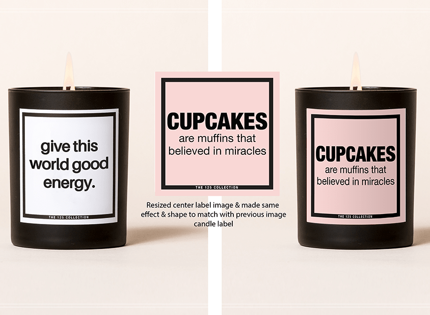 Candle Label Editing