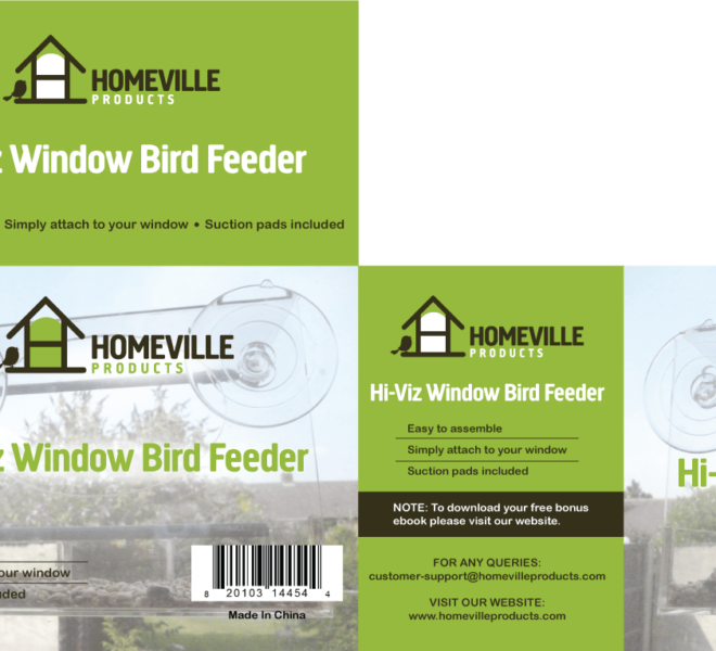 Homeville Products Birds' Feed Box Design