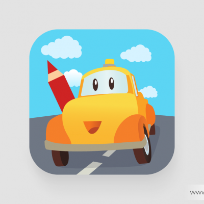 Car City Drawings App Icon Portfolio